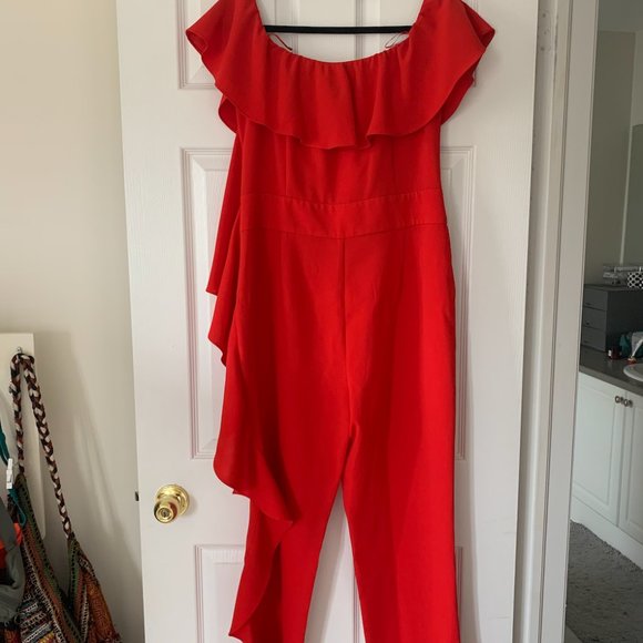 Red/Orange Zara Jumper, bright and vibrant - Picture 2 of 2